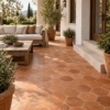 Cotto Med Natural Hexagon Terracotta Tile 6×6 (TL90806)