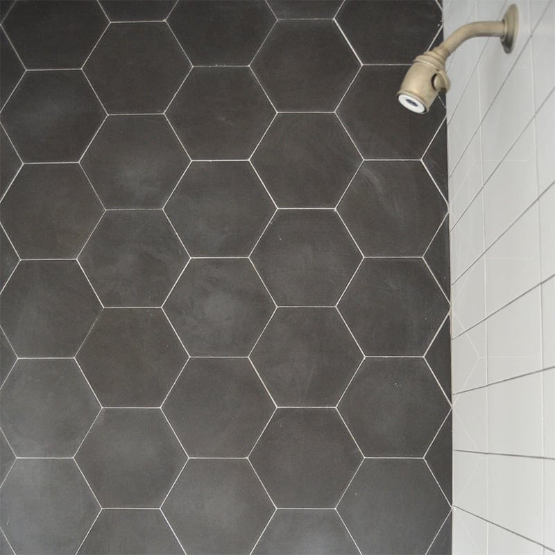 Barcela Cement Tile, Cement Hexagon Floor Tile