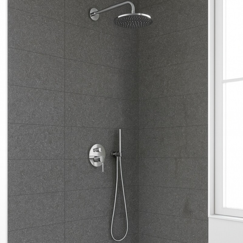 Azulejo de granito extra texturizado Absolute Black de 12 x 24 pulgadas (TL91025)
