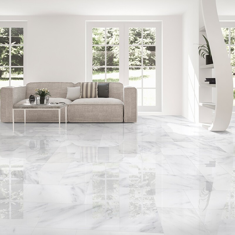 Calacatta Bella Polished Marble Tile 12×24 (TL91078) Calacatta Bella Polished Marble Tile 12×12 (TL91077)
