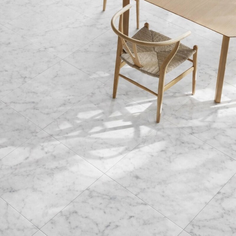 Calacatta Bella Honed Marble Tiles 18×18 (TL91210)