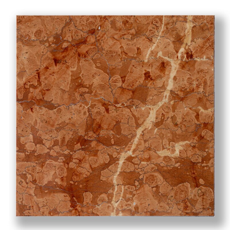 Red Verona Polished Marble Tiles 12×12 (TL91212)