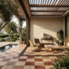 Scabas Red Honed Blend Travertine Tiles 12×12 (TL91383), Roman Travertine,Roman Honed Blend Travertine Tiles 12×12 (TL91388)