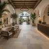 Silver,Chateau Gris Blend Brushed Versailles Pattern Limestone Patterns Versailles Pattern (TL91771)