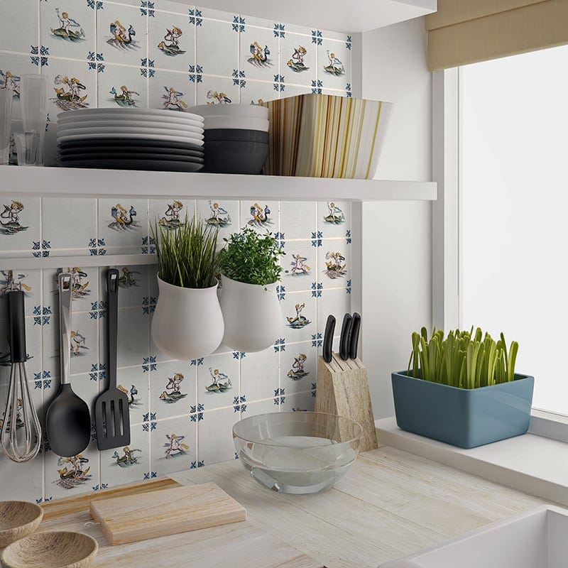 Country cottage tiles