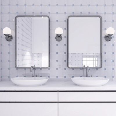 Blanc weiß glasierte Keramikfliese 6×6 (WAM90002)