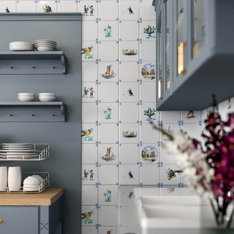 Delft Tiles Kitchen Bath and shower Tiles 