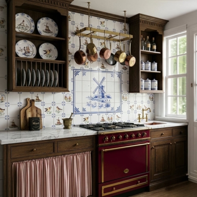 Bird Glazed Delft Ceramic Tiles 6×6 (WAM90006), Blanc White Glazed Delft Ceramic Tiles 6×6 (WAM90002), Windmill Glazed Delft Ceramic Tiles 6×6 (WAM90015), Ship Scene In Circle Glazed Delft Ceramic Tiles 6×6 (WAM90003)