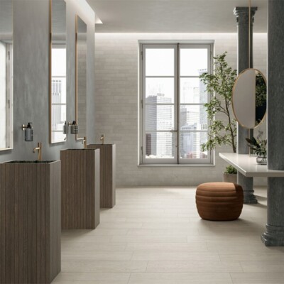 Birch Rectified Field Wood Look Porcelain Tiles 8×40 (WCC00001)