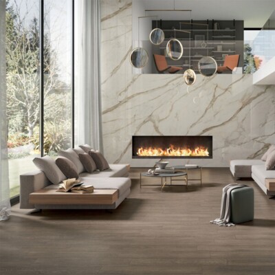 Chestnut Rectified Field Wood Look Porcelain Tiles 8×40 (WCC00004)