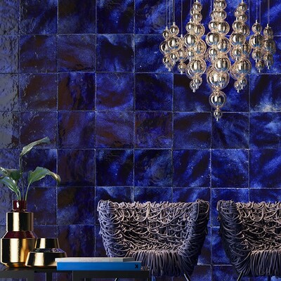 بلاط سيراميك لامع من Night Sky مقاس 6×6 (WFR03999)
