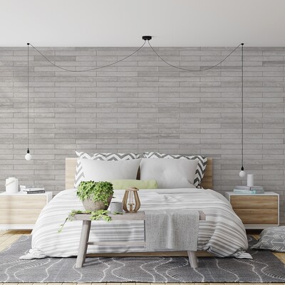 Base de porcelana Bullnose fosca Aqua 3×24 (WIS11897)