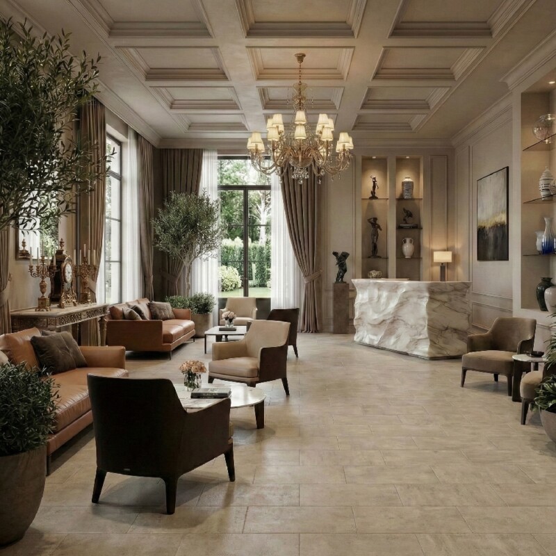 Runway Delight Honed Concrete Look Porcelain Tiles 12×24 (WIS12086)