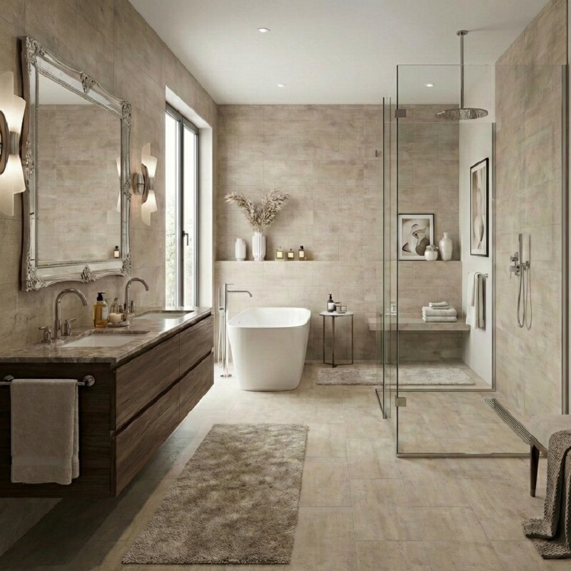 Runway Delight Honed Concrete Look Porcelain Tiles 12×24 (WIS12086)