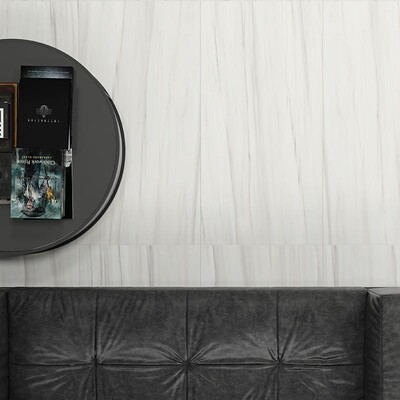 Carrara Zebrino Honed Porcelain Tile 24×48 (WIS12544)
