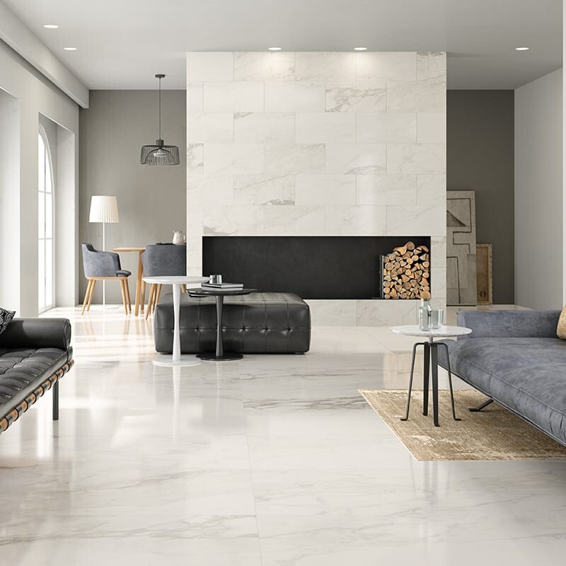 Calacatta Renoire Honed Porcelain Tile 12×24 (WIS12547)