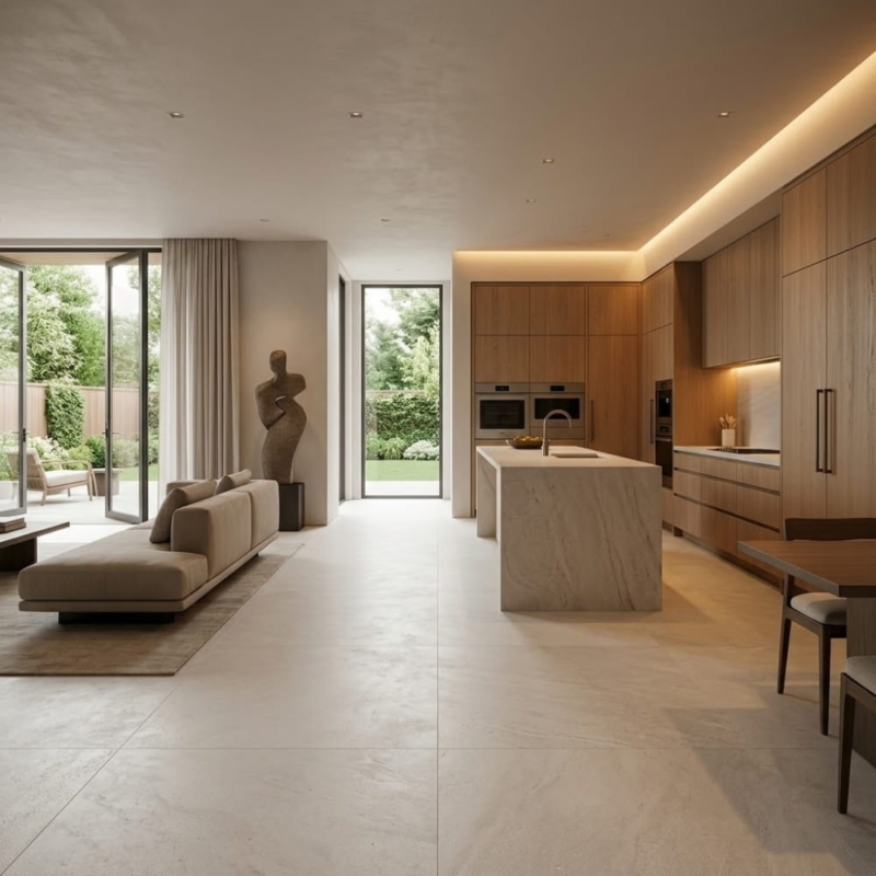 Miami White Honed Porcelain Tiles 24×48 (WIS13078)