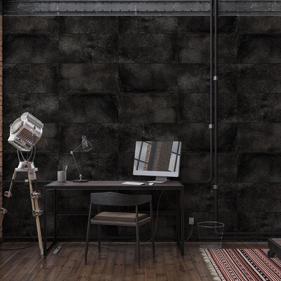 Porcelanato texturizado London Black R11 12×24 (WIS13104)