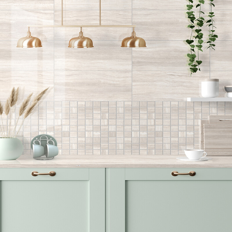 Iris Us Zenit Beige Honed 2×2 Porcelain Mosaic 12×12 (WIS13187)