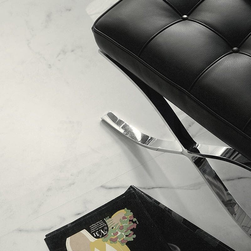Bianco Statuario Polished Porcelain Tile 24×24 (WLE00008)