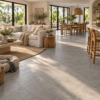 Gray Flow Matte Stone Look Porcelain Tile 18×36 (WLE00459)