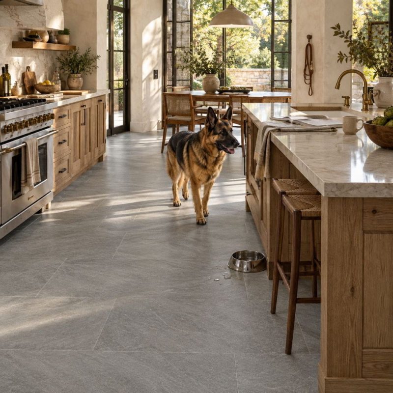 Gray Flow Natural Porcelain Tile 24×48 (WLE00467)