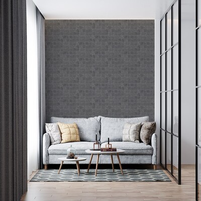 Gray Flow Natural 2×2 Porcelain Mosaic 12×12 (WLE00894)