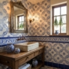 Casal Blue Glazed Ceramic Tiles 6×6 (WLV20502)