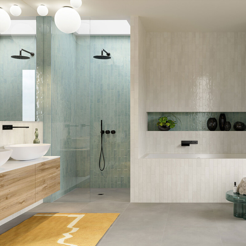 Soda Azzurro Artico Glossy  Glazed Porcelain Tile 2 1/2×9 1/2 (WMN10041)