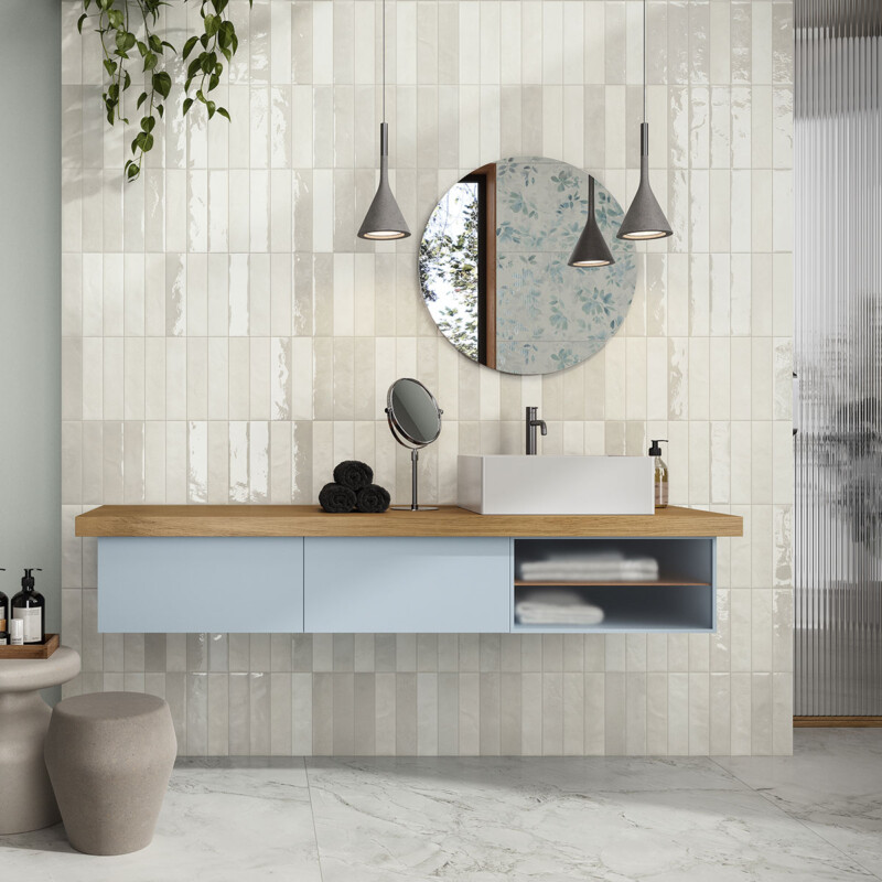 Cera Bianco Matte Glazed Porcelain Tile 2 1/2×9 1/2 (WMN10050)