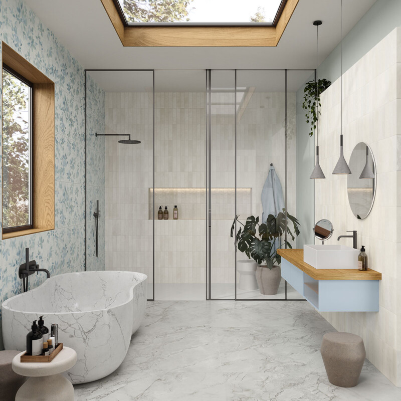 Cera Bianco Matte Glazed Porcelain Tile 2 1/2×9 1/2 (WMN10050)