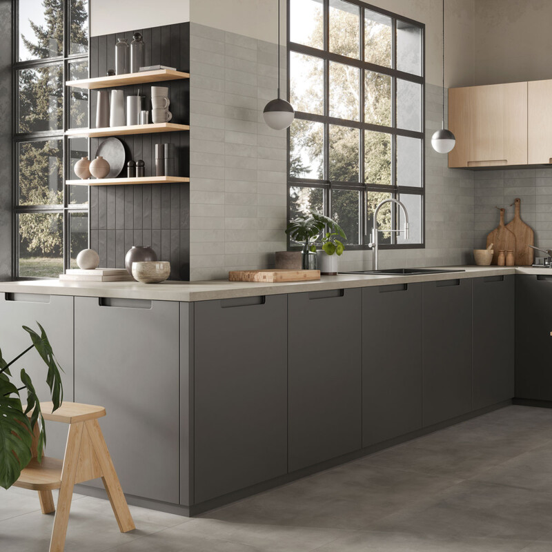 Cera Grigio Matte Glazed Porcelain Tile 2 1/2×9 1/2 (WMN10053)