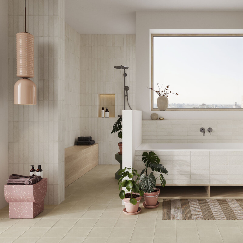Fornace Bianco Matte Brick Glazed Porcelain Tile 2 1/2×9 1/2 (WMN10058)