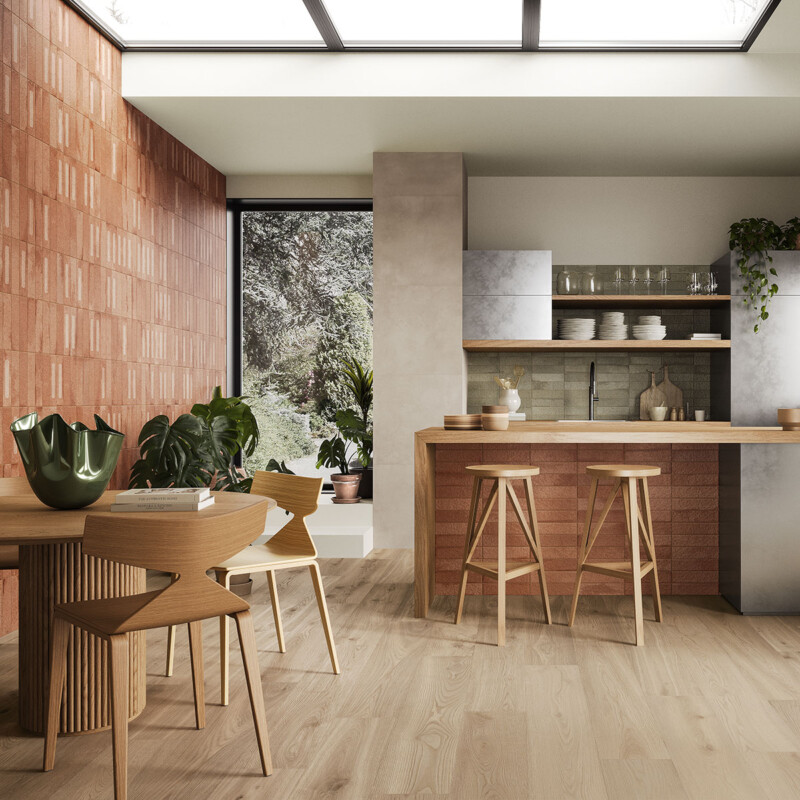 Fornace Rosso Mattone Matte Brick Glazed Porcelain Tile | 2x9 | Glazed ...