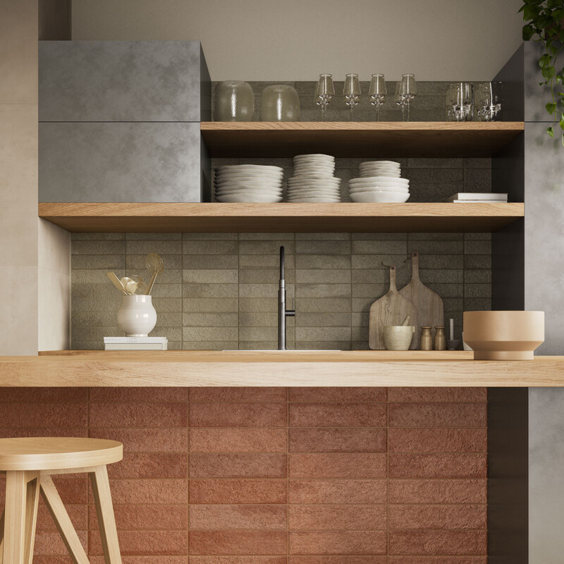 Fornace Rosso Mattone Matte Brick Glazed Porcelain Tile 2 1/2×9 1/2 (WMN10061)