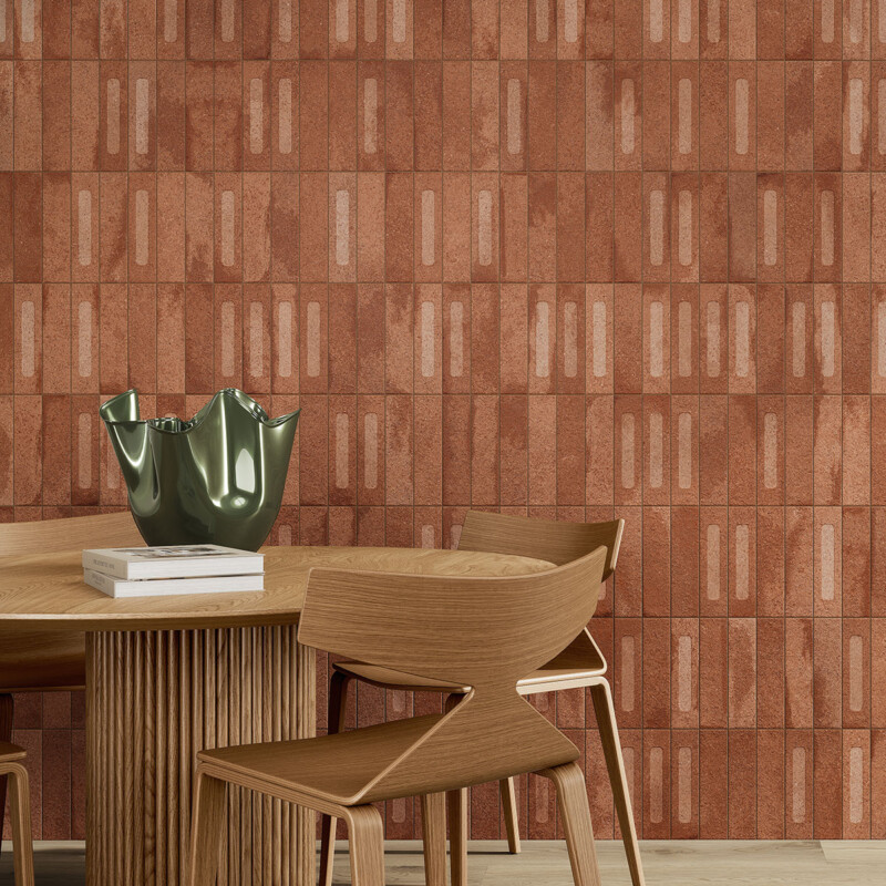 Fornace Rosso Mattone Matte Brick Glazed Porcelain Tile 2 1/2×9 1/2 (WMN10061)
