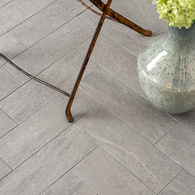 Light Grey Natural Porcelain Tile 4×12 (WNB00476)
