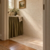 Ivory Textured Subway Stone Look Porcelain Tile 4×12 (WNB00481)
