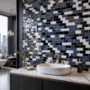 Multi Glossy Woven Zellige Mosaics 12×12 (WZI10033)