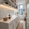 White 06 Glossy 2×6 Zellige Mosaics 17 1/2×15 3/4 (WZI10036)