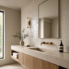 White 00 Glossy 2×6 Zellige Mosaics 17 1/2×15 3/4 (WZI10037)