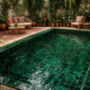 Dark Green Glossy Zellige Tile 4×4 (WZI10045)