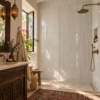 White Glossy Zellige Tile 2×6 (WZI10049)