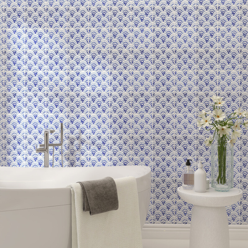 Pure White, Iris Matte Chou Chou Ceramic Tile 6×6 (XSP90019)