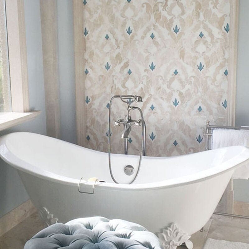 Diana Royal, Dolomite Multi Finish Rumi Marble Mosaic 13 9/16×18 (YNR10039)