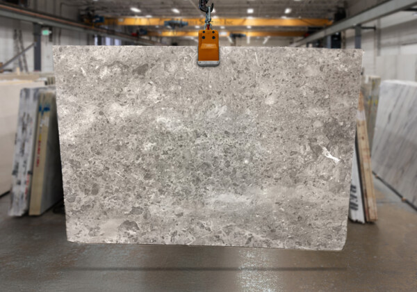 Arctic Gray Honed Marble Slab 44356-1-12