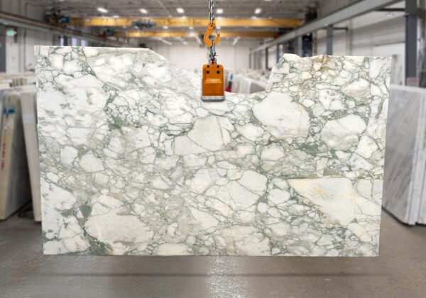 Calacatta Green Honed Marble Slab 48197-3-1