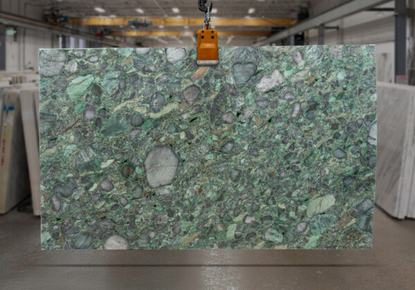 Emerald Green Polished Quartzite Slab 05336-1-12