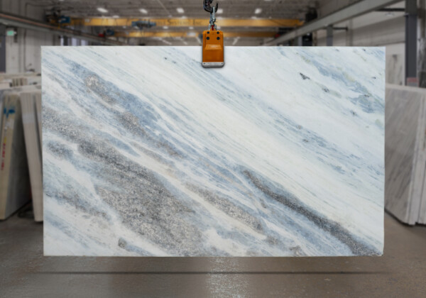 Sky Blue Polished Marble Slab 50208-1-11