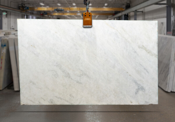 Everest White Polished Marble Slab 50212-1-6